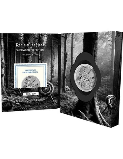 2024 Cameroon Robin of the Hood Sherwood Edition 1 oz Silver Coin in Blister Pack