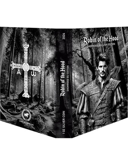2024 Cameroon Robin of the Hood Sherwood Edition 1 oz Silver Coin in Blister Pack