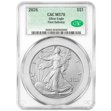 2026 Silver Eagle - CAC MS70 First Delivery - CoinsTV