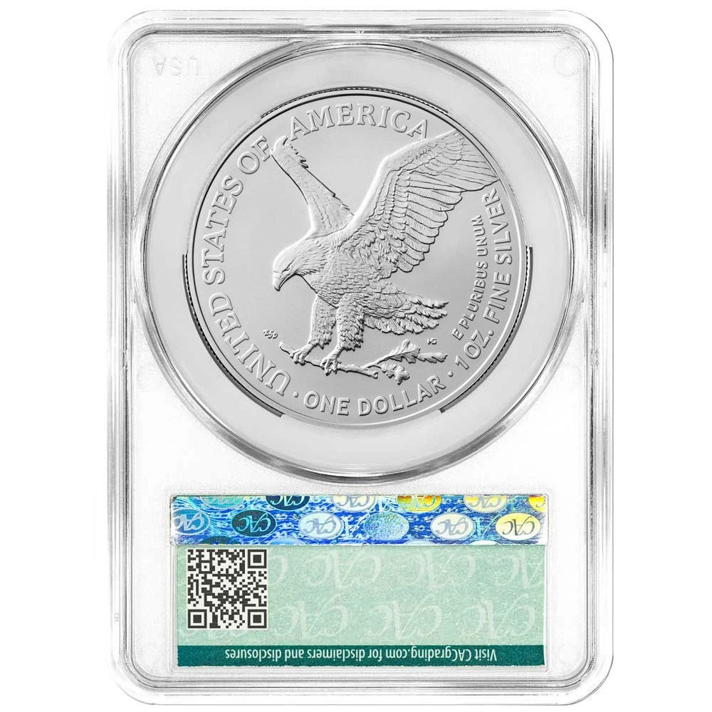2026 Silver Eagle - CAC MS70 First Delivery - CoinsTV