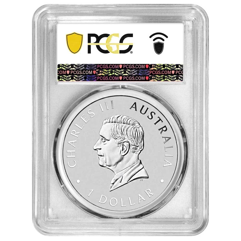 2025 Australian Silver Wedge Tailed Eagle - PCGS MS70 Blue Label - CoinsTV