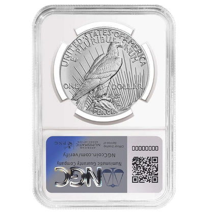 2023 Peace Silver Dollar - NGCX MS10 X Label - CoinsTV