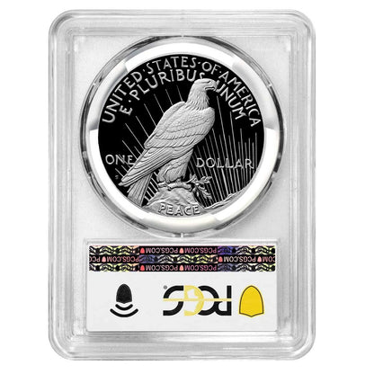 2023-S Peace Silver Dollar - PCGS PR70DCAM FDOI Peace Label