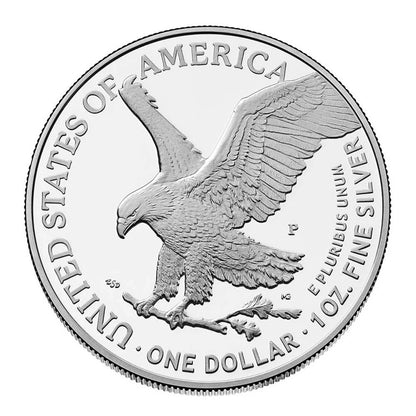 2025-P Proof Silver Eagle Marine Corps Privy Box & COA 250th Anniversary