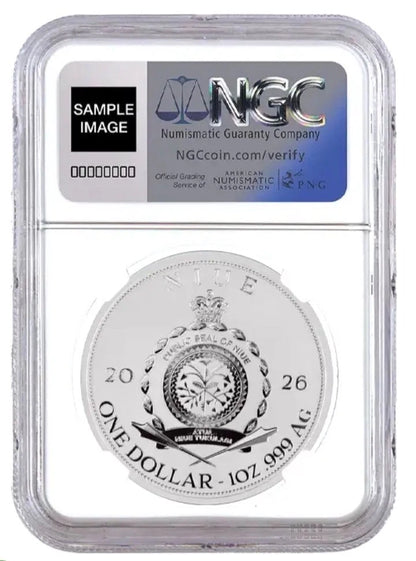 2026 Niue Sirens of the Sea Ultra-High Relief Reverse Proof - NGC PF70 First Releases