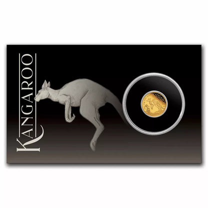 2024 Australia 1/2 Gram Gold Kangaroo Mini Roo BU (Assay Card) - CoinsTV