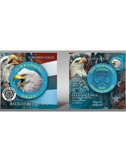 Screaming Eagle Battle Cry Edition 1 oz Silver Round - CoinsTV