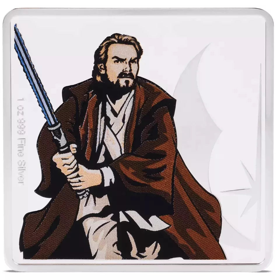 2024 Star Wars Allies - Obi-Wan Kenobi & Yoda 1oz Silver Medallion