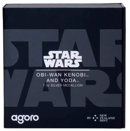 2024 Star Wars Allies - Obi-Wan Kenobi & Yoda 1oz Silver Medallion