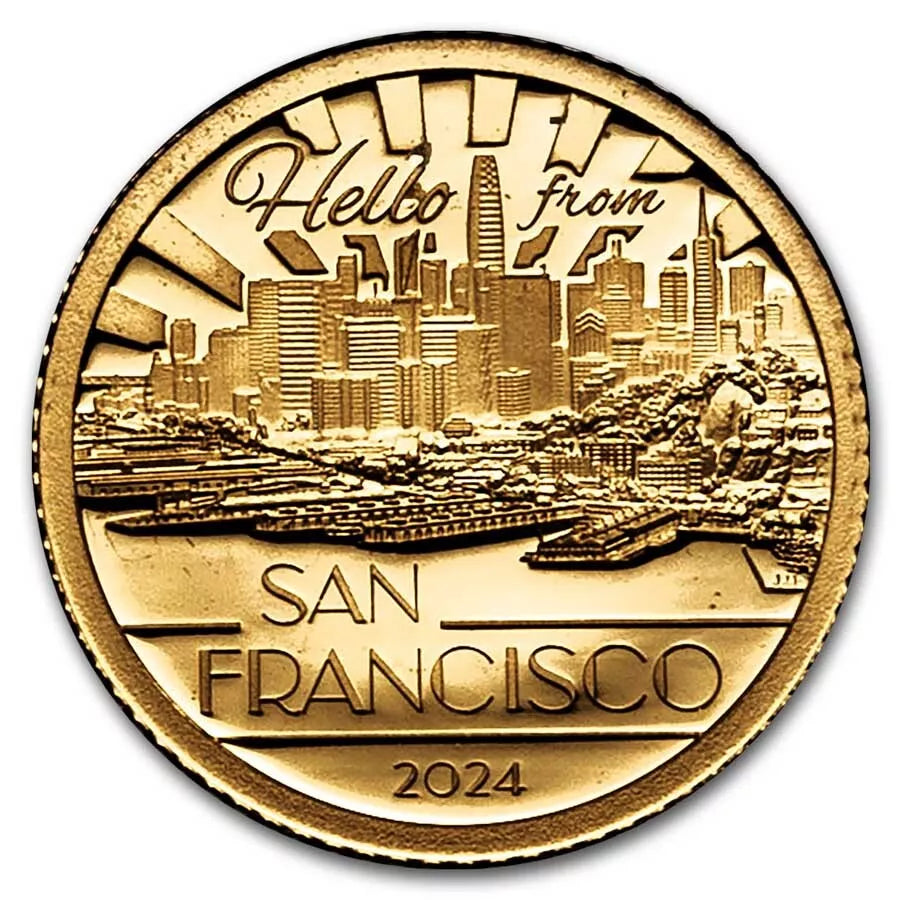 2024 Cooks Island Gold Big City Lights San Francisco 0.5g Gold