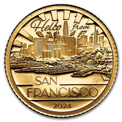 2024 Cooks Island Gold Big City Lights San Francisco 0.5g Gold