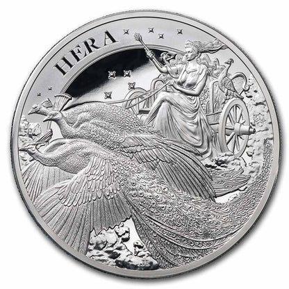 2022 St. Helena Goddesses Hera Proof 5 oz Silver Coin - CoinsTV