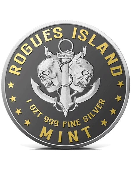 2025 Year of the Ghost Snake Multimetal Edition 1 oz Silver Round - CoinsTV