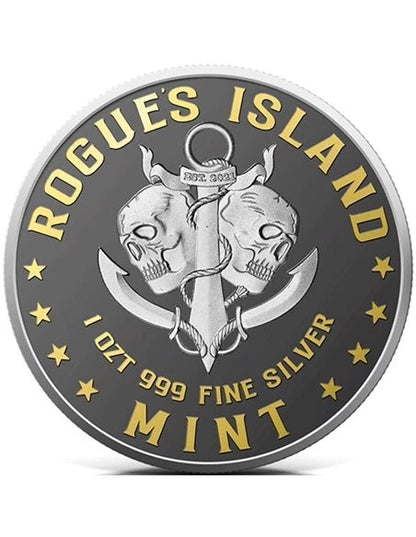 2025 Year of the Ghost Snake Multimetal Edition 1 oz Silver Round - CoinsTV