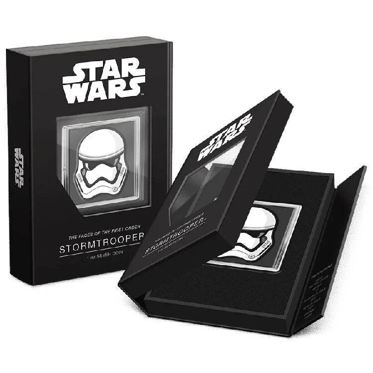 2022 Niue Star Wars Stormtrooper Faces of the First Order 1 oz Silver Coin - CoinsTV