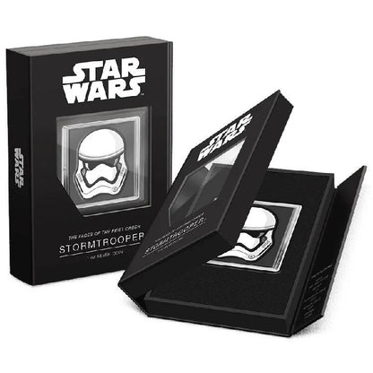 2022 Niue Star Wars Stormtrooper Faces of the First Order 1 oz Silver Coin - CoinsTV