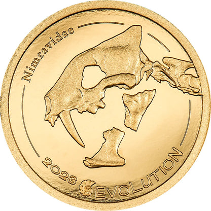 2023 Nimravidae Evolution of Life 0.5 g, Gold .9999 - CoinsTV