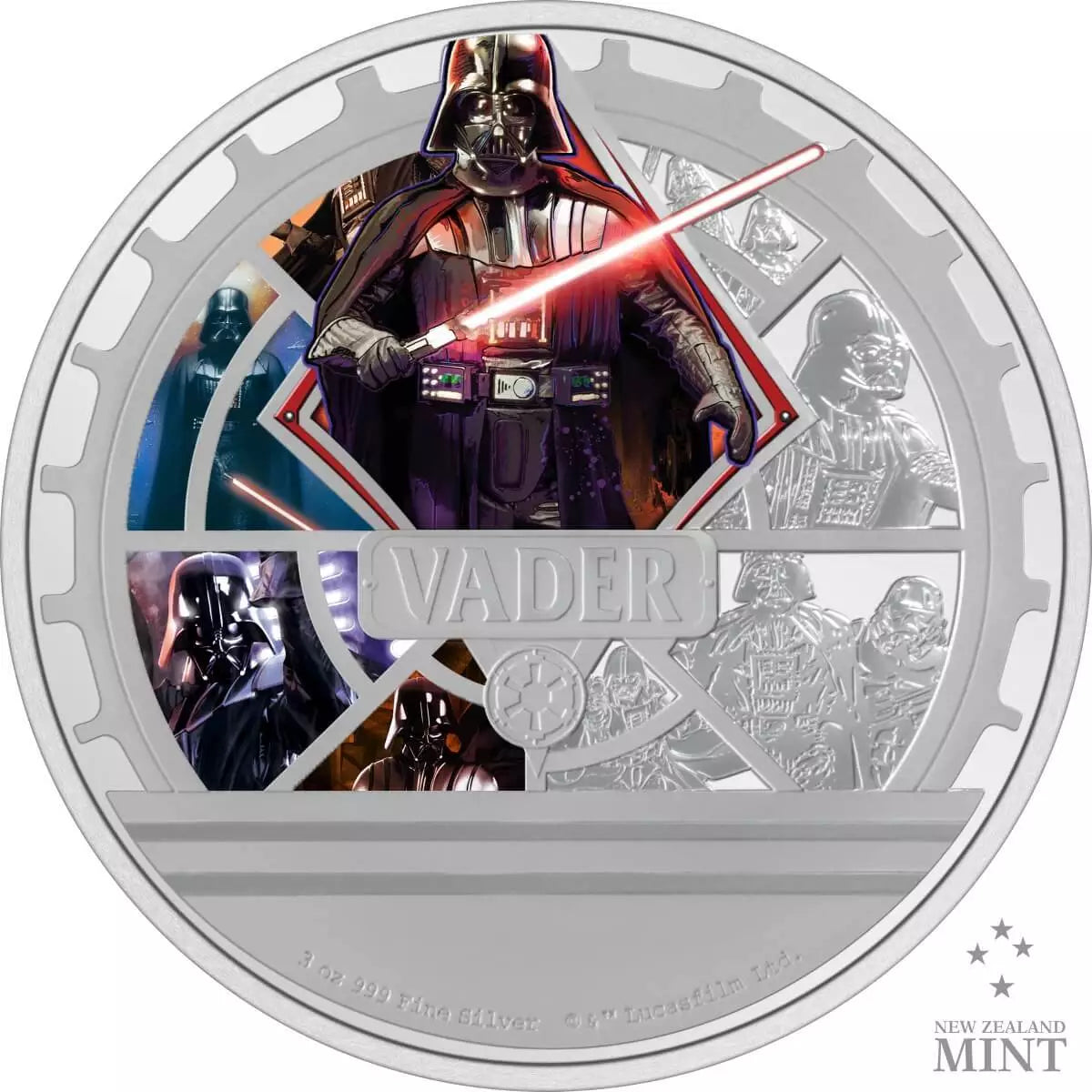 2023 Niue Star Wars Classic Darth Vader 3 oz Silver - CoinsTV