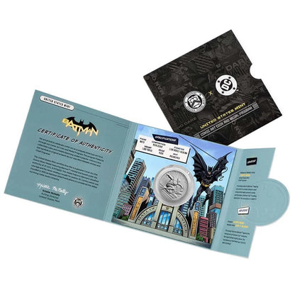 2025 Batman DC Comics 1 oz Silver Medal Box OGP & COA