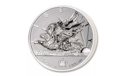 2024 Samoa Natanya's Light of Liberty - 2 oz Silver Coin - CoinsTV