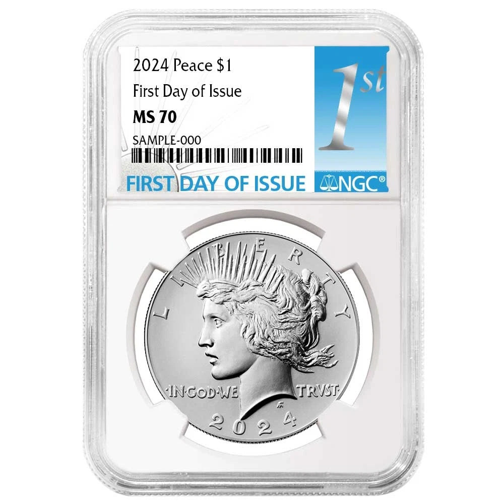 2024 Peace Silver Dollar Philadelphia - NGC MS70 FDI First Label