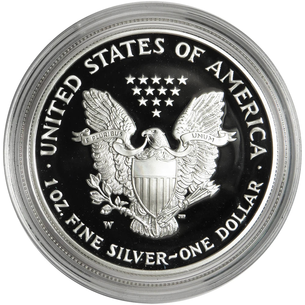 2004-W Silver Eagle Proof with Box OGP & COA