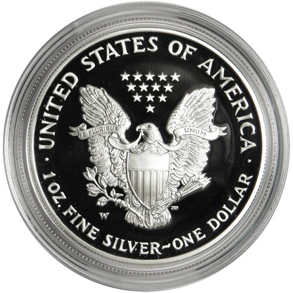 2004-W Silver Eagle Proof with Box OGP & COA