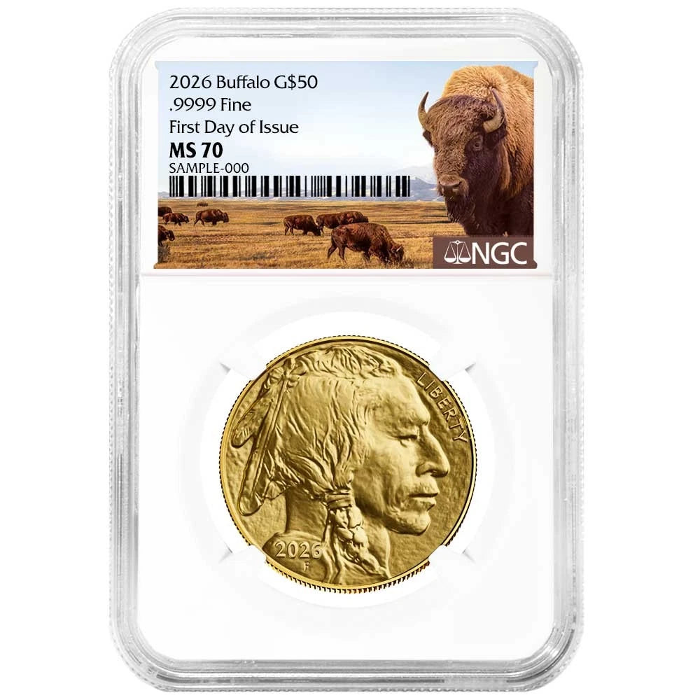 2026 $50 American Gold Buffalo - NGC MS70 FDI Buffalo Label