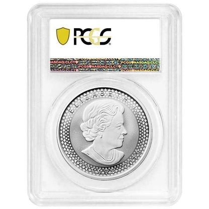 2019 Canadian Maple Leaf Silver Modified PR - Pride of Two Nations U.S. Set - PCGS PR70 FDOI Dual Flag
