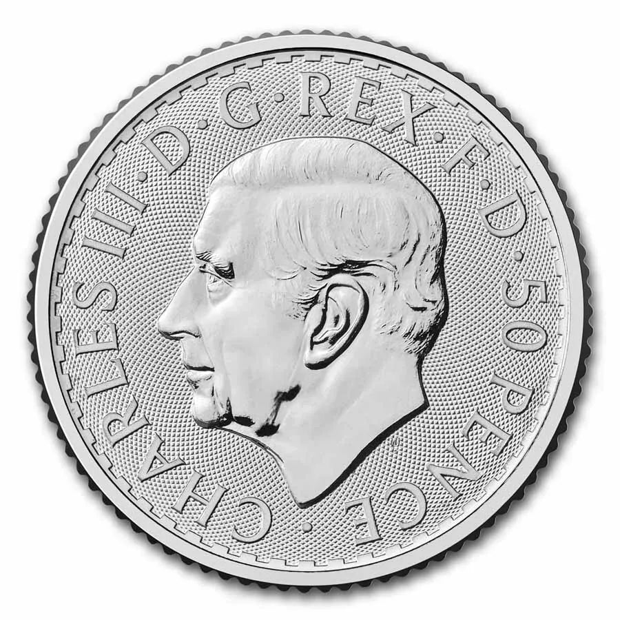2025 Great Britain Brittania 1/4 oz Silver Coin BU - CoinsTV