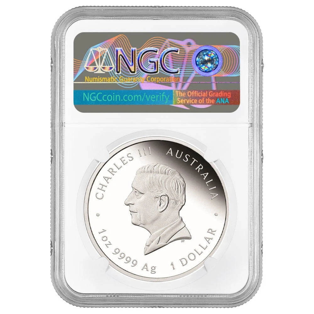 2026 Australia Lunar Year of the Horse 1 oz Silver Colorized - NGC MS70 - CoinsTV