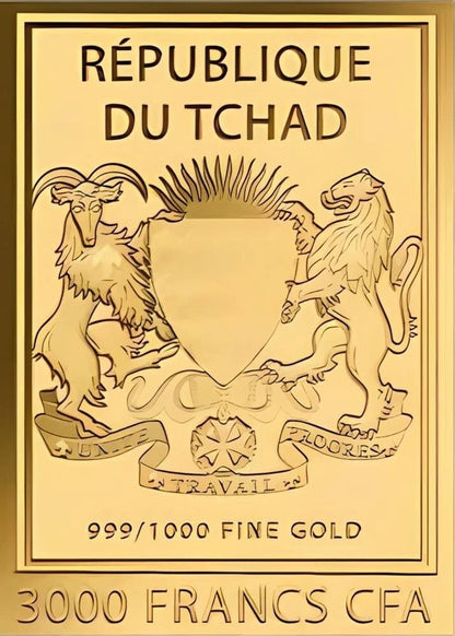 2024 Chad Cleopatra 1/1000 oz .999 Gold Coin Card