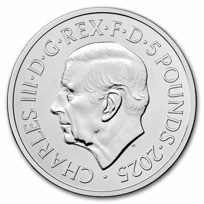 2025 Great Britain Iron Maiden 28.28g CN Coin in Folder BU