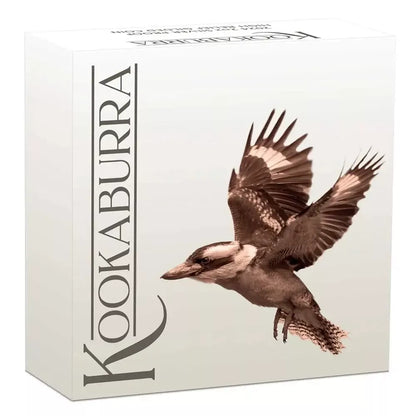 2024 Australian Kookaburra 2 oz Silver - High Relief Gilded Proof Coin - CoinsTV