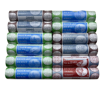 WWJ Jefferson Nickel Deal - Bank Wrapped Nickel Roll of 40