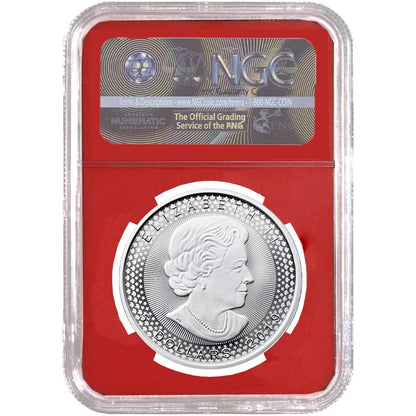 2019 Pride of Two Nations Flags Label Red Blue 2pc Set - NGC PF70 FDI - CoinsTV