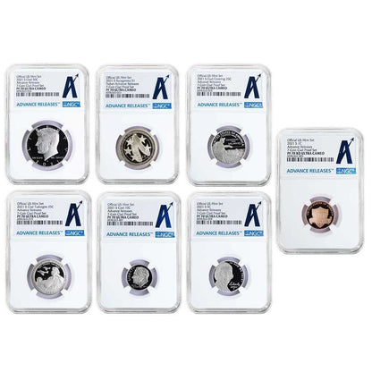 2021-S US Clad Proof Set NGC PF70UC AR Advance Releases Label