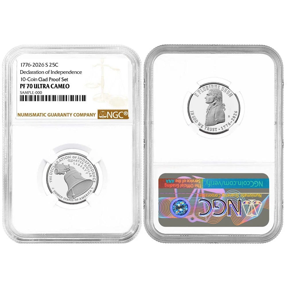 2026-S U.S. Clad Proof 10pc Set NGC PF70UC Brown Label
