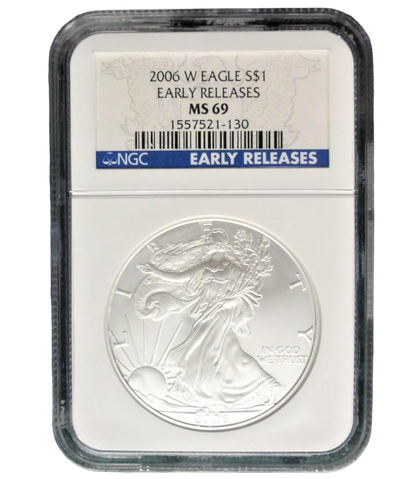 2006-W Silver Dollar Eagle - Early Releases - NGC MS69