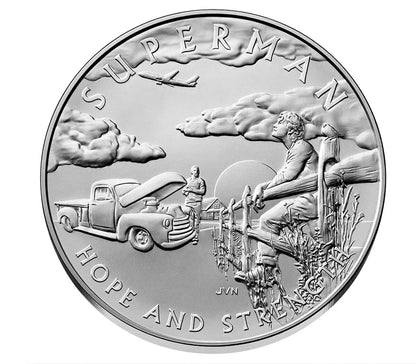2025 Superman Comic Art 1 oz Silver Medal - CoinsTV