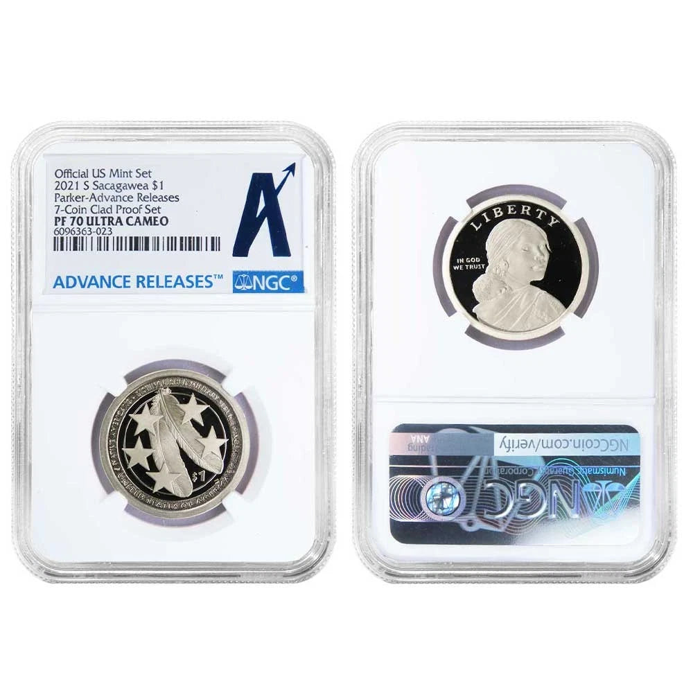 2021-S US Clad Proof Set NGC PF70UC AR Advance Releases Label