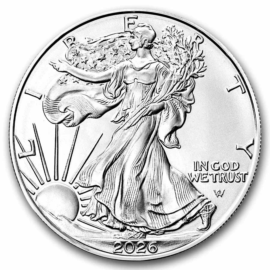 2026 Silver Eagle - Brilliant Uncirculated - CoinsTV