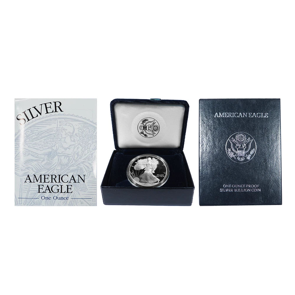 1997-P Proof Silver Eagle with OGP & COA