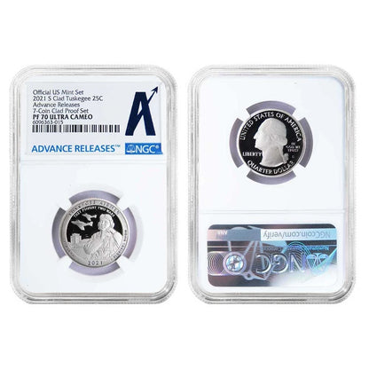 2021-S US Clad Proof Set NGC PF70UC AR Advance Releases Label