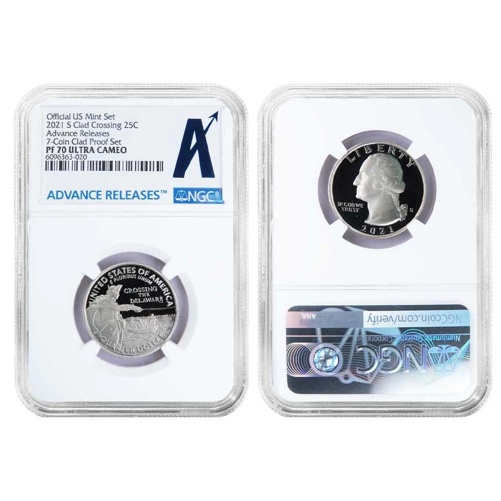 2021-S US Clad Proof Set NGC PF70UC AR Advance Releases Label