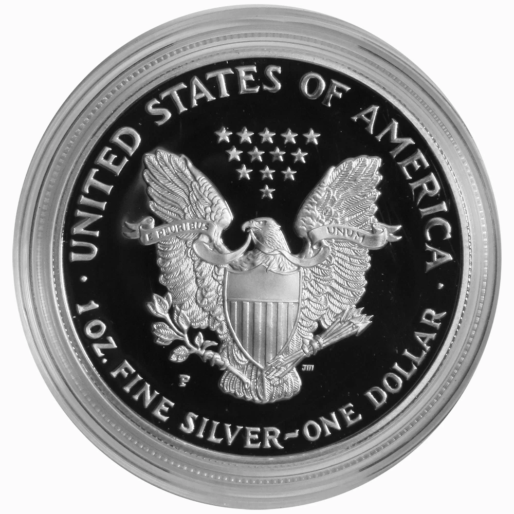1997-P Proof Silver Eagle with OGP & COA