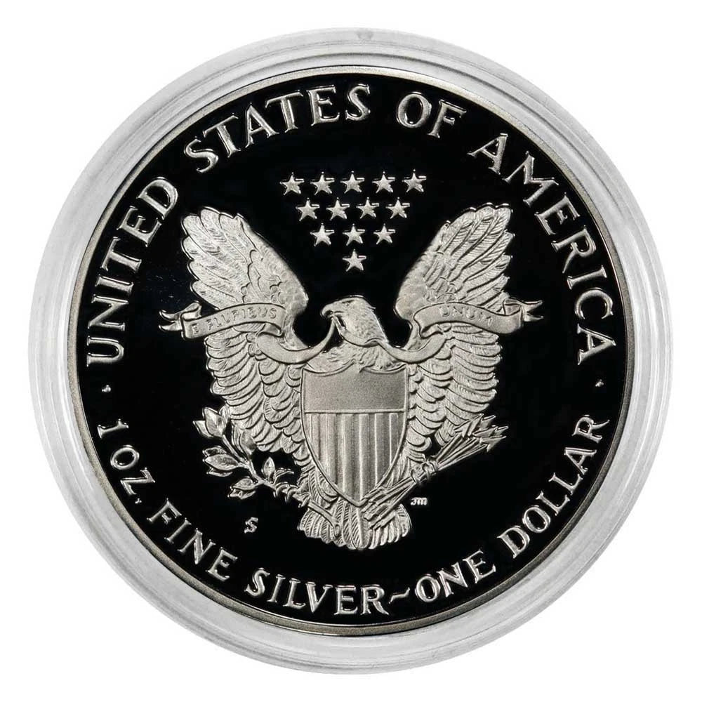 1987-S Silver Eagle Proof Box OGP & COA - CoinsTV