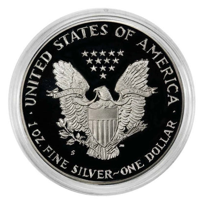 1987-S Silver Eagle Proof Box OGP & COA - CoinsTV