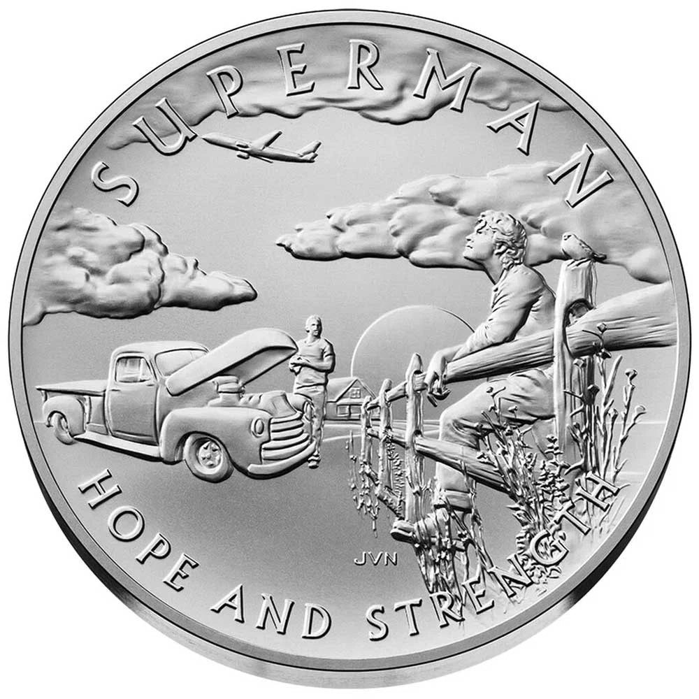 2025 Superman DC Comics 2.5 oz Silver Medal Box - CoinsTV