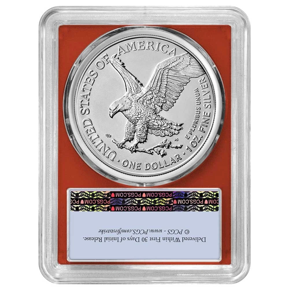2026(W) Silver Eagle - PCGS MS70 FS Flag Label Red Frame